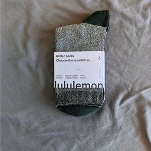 lululemon athletica Glitter Socks - Black and Gray